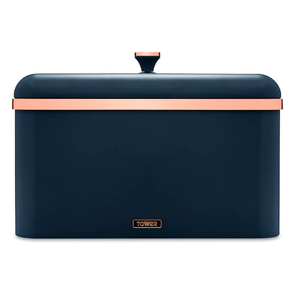 Tower Cavaletto Bread Bin Midnight Blue