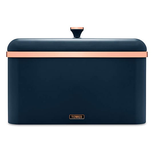 Tower Cavaletto Bread Bin Midnight Blue