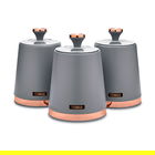 Tower Cavaletto Set of 3 Canisters Grey