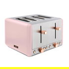 Tower Cavaletto Toaster 4 Slice Pink