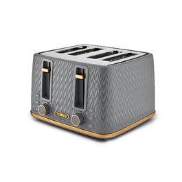 Tower Empire Toaster 4 Slice Grey