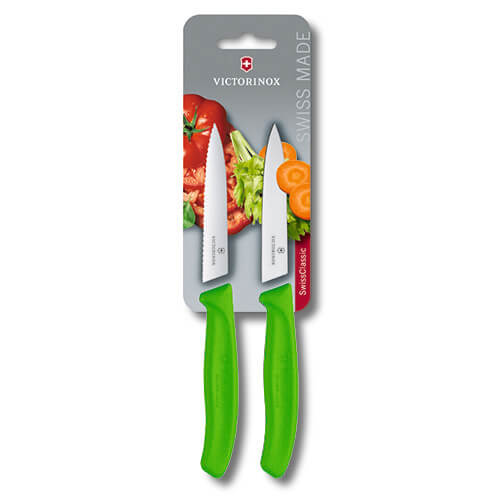 Victorinox Swiss Classic Green Paring Knife Combination Twin Pack