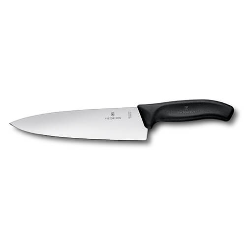 Victorinox Swiss Classic Black 20cm Broad Blade Chefs Knife