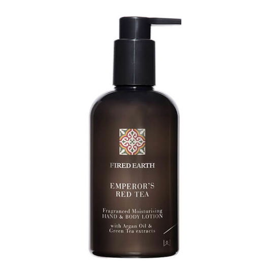 Fired Earth by Wax Lyrical Hand Lotion 300ml Emperors Red Tea