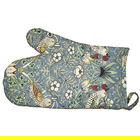 William Morris Strawberry Thief Blue Single Oven Mitt Quilted