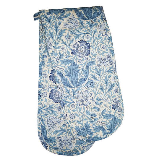 William Morris Blue Compton Quilt Double Oven Glove