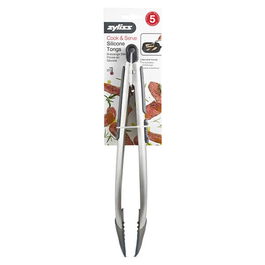 Zyliss Silicone Tipped Tongs Charcoal