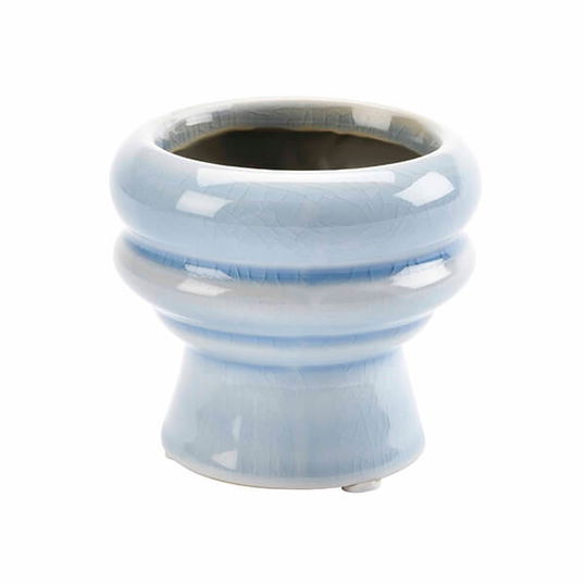 Burgon & Ball Florence Succulent Pot - Light Blue