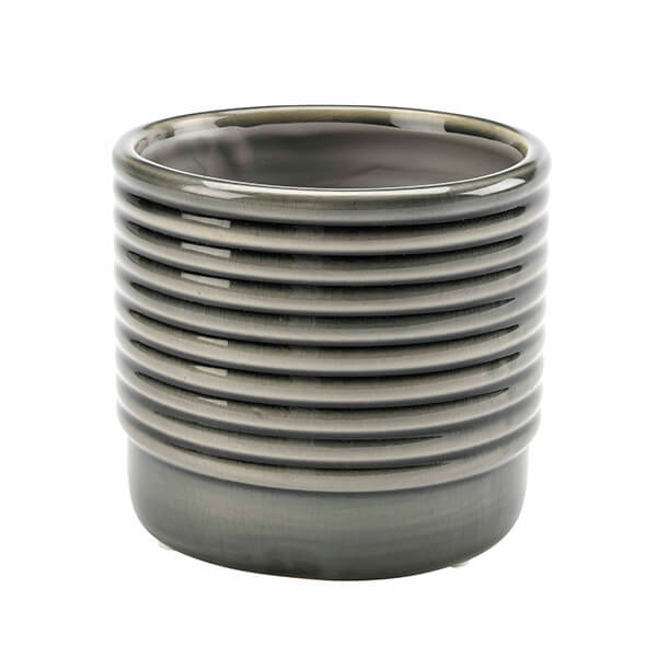Burgon & Ball Oslo Grey Small Glazed Pot