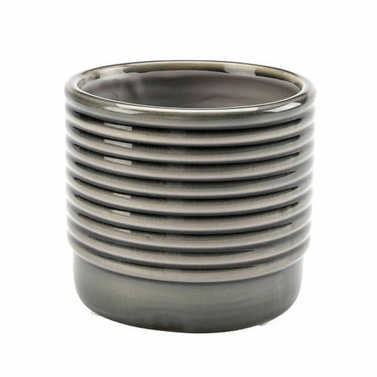 Burgon & Ball Oslo Grey Small Glazed Pot