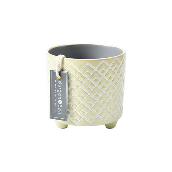 Burgon & Ball Bilbao Green Small Glazed Pot