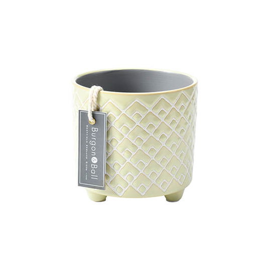 Burgon & Ball Bilbao Green Small Glazed Pot