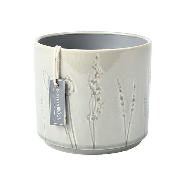 Burgon & Ball Provence Large Grey Glazed Pot