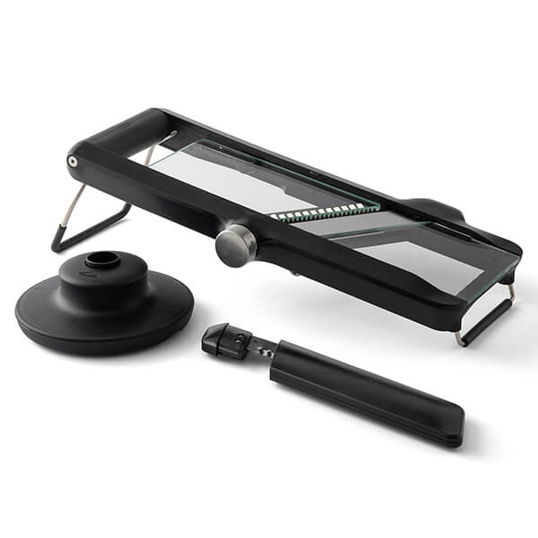Chef`n 4 In 1 Glass Mandoline Anthracite