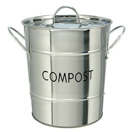 Eddingtons Compost Pail / Bin Stainless Steel