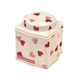 Emma Bridgewater Pink Hearts Dome Lid Wavy Caddy