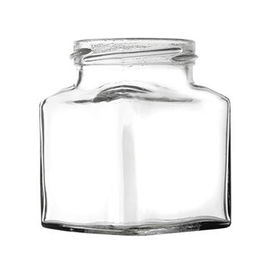 Set Of Six 200g Square Jars & Lids