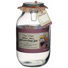 Home Made Glass 3 Litre Preserving Jar