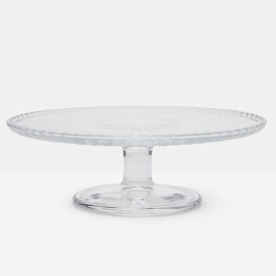 Joules Bees Glass Pedestal Cake Stand