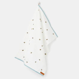 Joules Bee And Striped Single Tea Towel