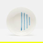 Joules Hand Painted Blue Stripe Pasta Bowl