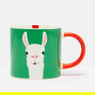 Joules Llama Green Mug
