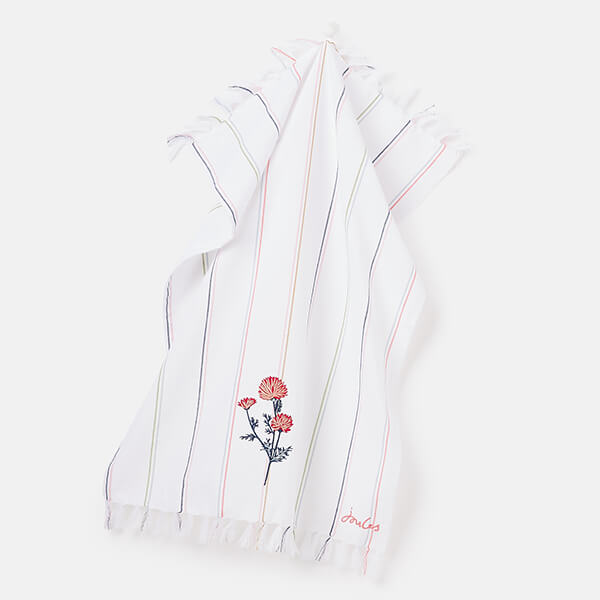 Joules Country Cottage Woven Stripe Single Tea Towel