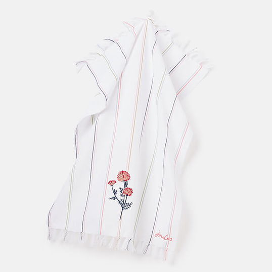 Joules Country Cottage Woven Stripe Single Tea Towel