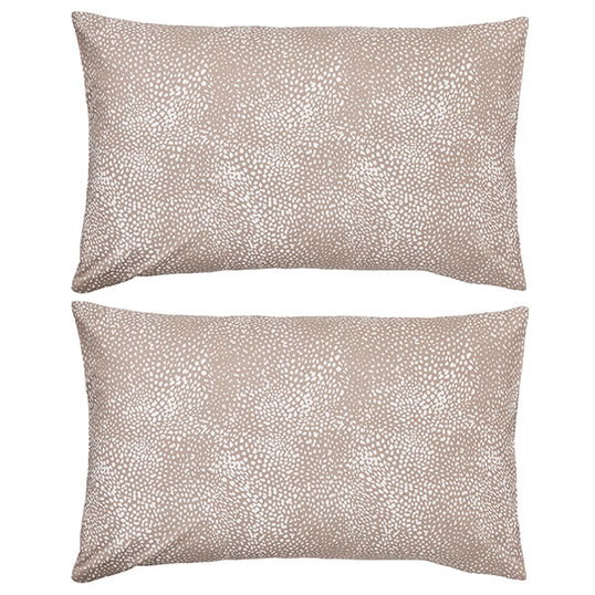 Joules Feathers Standard Pillowcase Pair Chalk