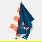Joules Brightside Hot Dog Set Of 2 Tea Towels