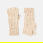Joules Oat Elena Cable Knit Glove