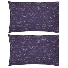 Joules Midnight Beasts Pair of Standard Pillowcases Multi