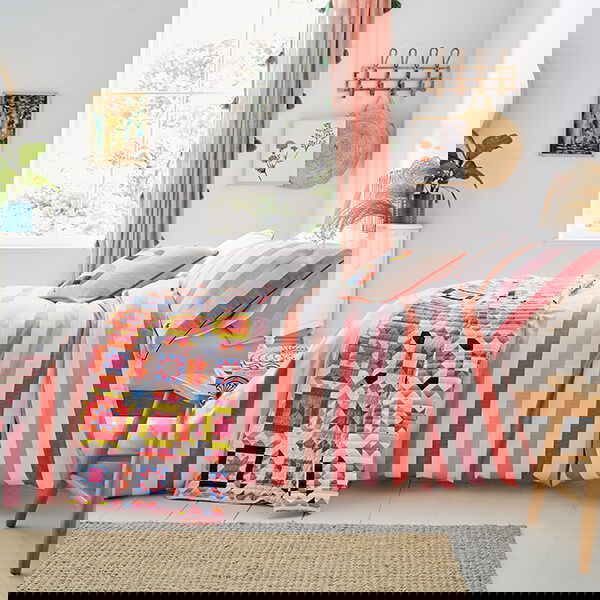 Joules Lighthouse Stripe Duvet Cover Set Double Multi