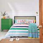 Joules Rainbow Stripe Duvet Cover Set Super King Size Multi
