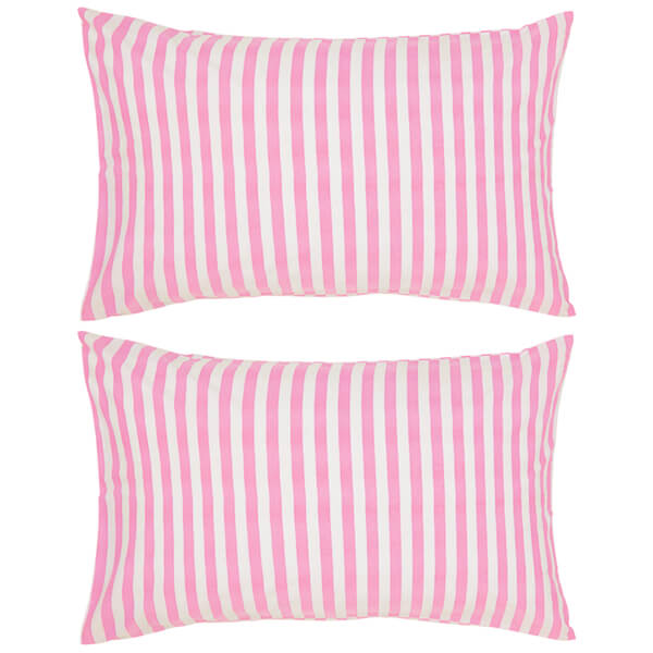 Joules Hydrangea Floral Pair of Standard Pillowcases Pink