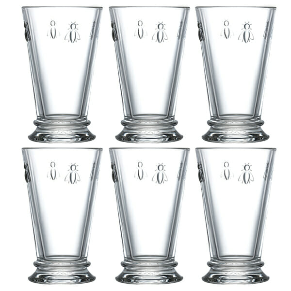 La Rochere Bee Long Drink Glass 310ml Set of 6