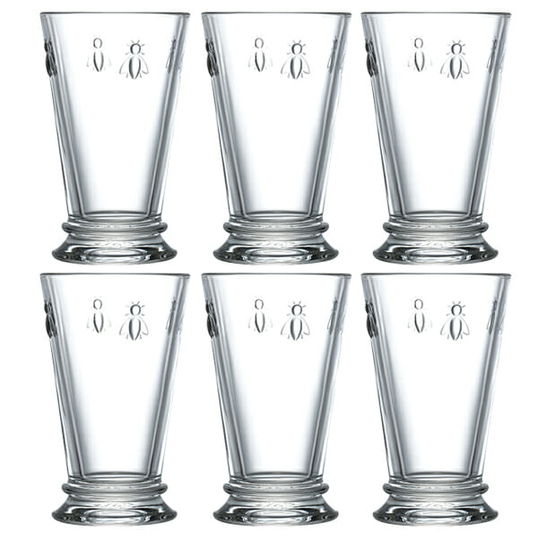 La Rochere Bee Long Drink Glass 310ml Set of 6