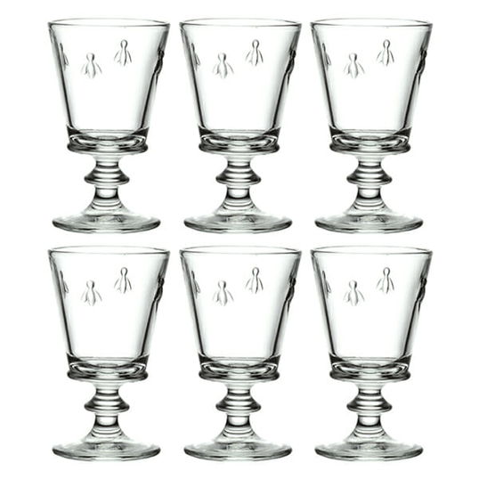 La Rochere Bee Stemmed Glass 240ml Set Of 6