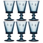 La Rochere Bee Blue Wine Glass 240ml Set Of 6