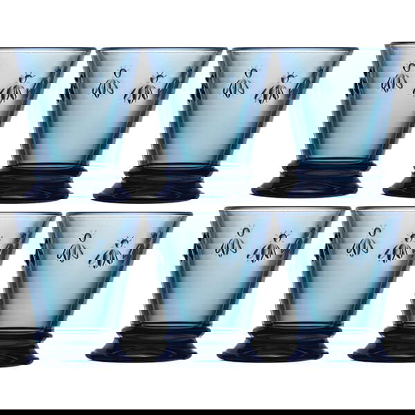 La Rochere Bee Blue Tumbler 260ml Set Of 6