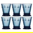 La Rochere Bee Blue Tumbler 260ml Set Of 6