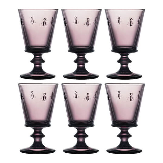 La Rochere Bee Wine Purple 240Ml Set Of 6