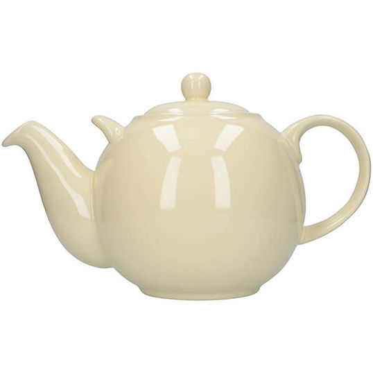 London Pottery Globe 10 Cup Teapot Ivory