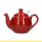 London Pottery Farmhouse Filter 2 Cup Teapot Red