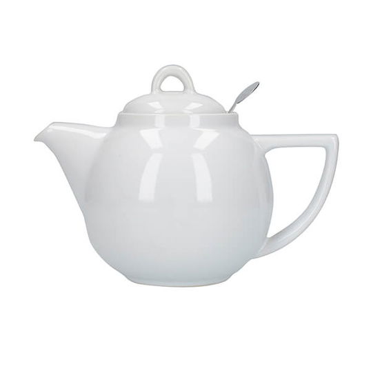 London Pottery Geo Filter 2 Cup Teapot White