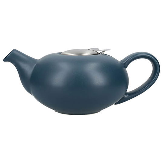 London Pottery Pebble Filter 4 Cup Teapot Slate Blue