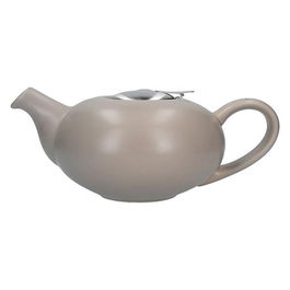 London Pottery Pebble Filter 4 Cup Teapot Matt Putty