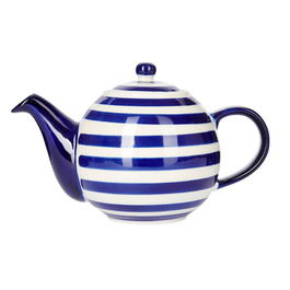 London Pottery Globe 4 Cup Teapot Blue Bands