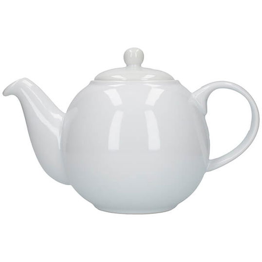 London Pottery Globe 6 Cup Teapot White