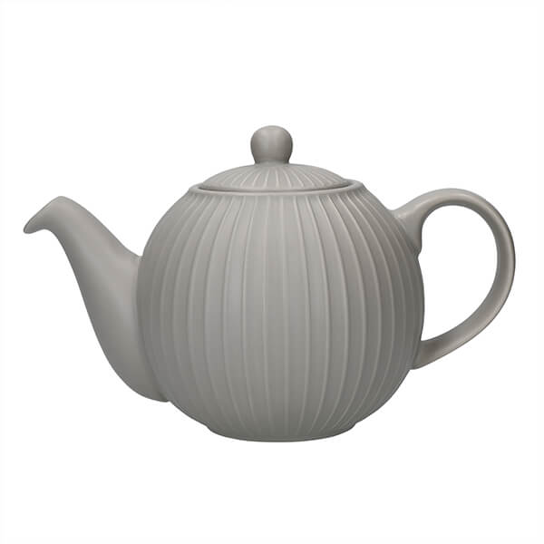 London Pottery Globe Soft Grey 4 Cup Textured Teapot
